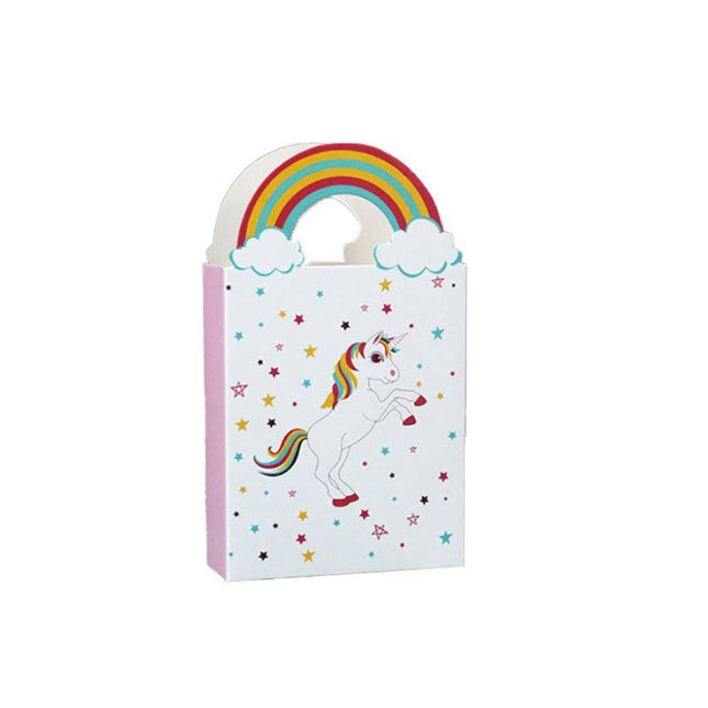 20PCS Paper Unicorn Bag Treat Gift Loot Bag Candy Box Kids Birthday Party Favour - Aimall