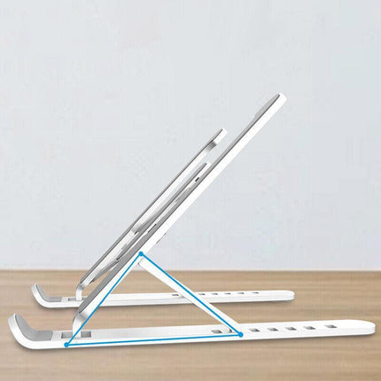 Folding Laptop Stand Portable Tablet Holder Bracket Desktop Adjustable Riser AU - Aimall
