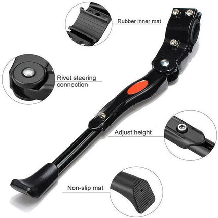 Bicycle Mountain Bike Adjustable Rear KickStand Prop Side Parking Support AU - Aimall