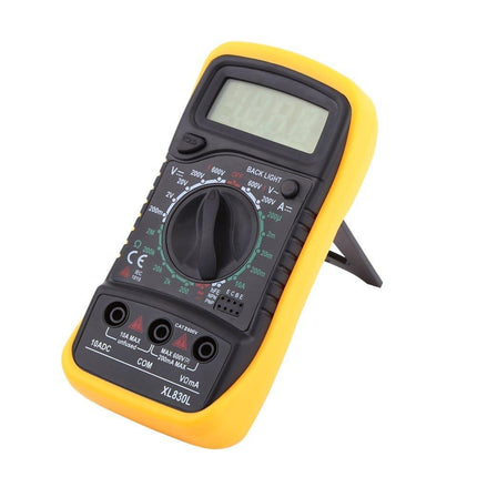 LCD Digital Multimeter, Back ground light, AC DC Voltmeter Ohmmeter Multi Tester - Aimall