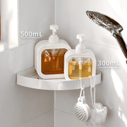 Plastic Pump Bottles for Bathroom Soap Shampoo Cream Lotion Dispenser Bottling - Aimall