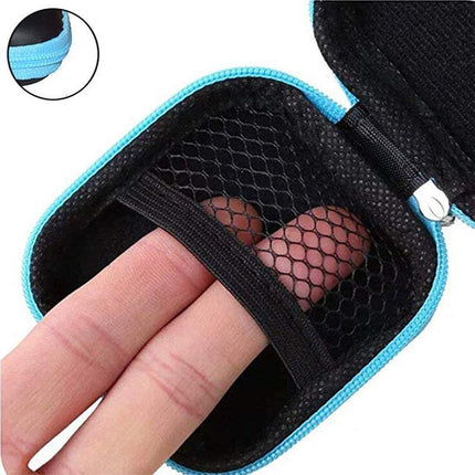Portable Hard Case Pouch Storage Bag For Earphone Headphone Earbuds Cable - Aimall