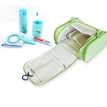 Makeup Bag Travel Cosmetic Toiletry Case Hanging Storage Large Bag Organizer AU - Aimall