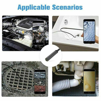 Waterproof HD Endoscope USB Type-C Borescope Inspection Snake Camera For Android - Aimall