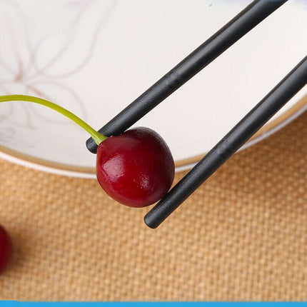 10Pairs Premium Quality Reusable Chopsticks Dishwasher Safe Fiberglass Chopstick - Aimall