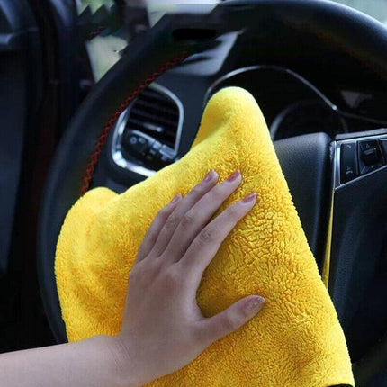 6PCS Car Wash Cloth Microfibre Super Absorbent Polishing Cleaning towels Drying - Aimall