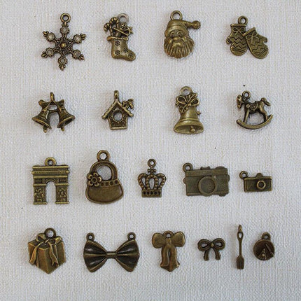 Bulk Tibetan Silver Mixed Charms Pendants For Jewelry DIY Making Craft Findings - Aimall
