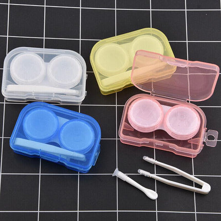 Contact Eye Lens Storage Case Tweezer & Soft Tip sucker Applicator KIT AU Stock - Aimall