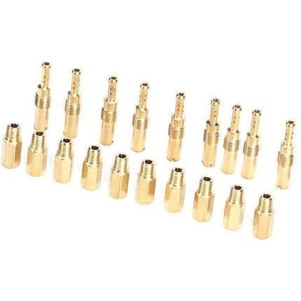 20X Carburetor Main Jet & Slow Pilot Jet Kit Set For PWK Keihin OKO CVK Type - Aimall