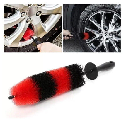 45CM Cleaning Tool Wash Cleaner Tire Rim Scrub Brush Car Vehicle Wheel Hub Brush - Aimall