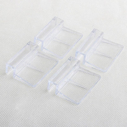 4PCS Plastic Clips Glass Cover Support Holder Aquarium Fish Tank 6/8/10/12mm New - Aimall