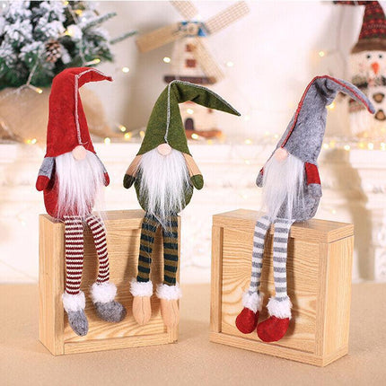 Decorations Window Decoration Christmas Faceless Doll Santa Claus Ornaments AU - Aimall