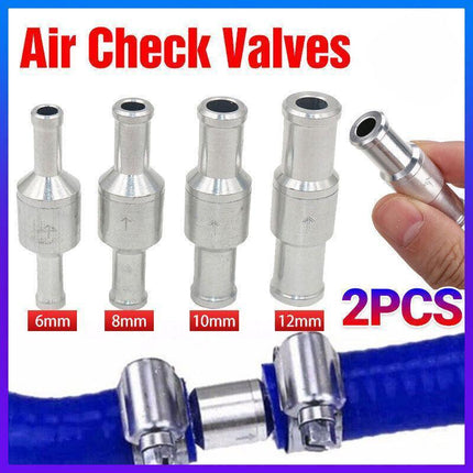 2X 6/8/10/12mm One Way Non Return Check Valve Air Fuel Petrol Diesel Oil Vacuum - Aimall