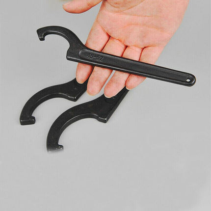 Motorcycle Bike Adjustable Hook Wrench C Spanner Repair hand Tools 22-160mm AU - Aimall