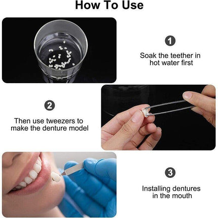 Temporary Tooth Repair Kit Teeth Gaps False Teeth Solid Glue Denture Adhesive - Aimall
