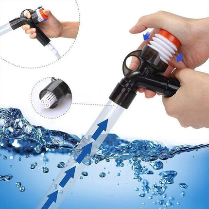 Pump Gravel Water Cleaning Kit Vacuum Cleaner Aquarium Fish Tank Siphon - Aimall