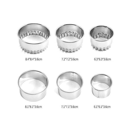10 Dumpling Maker Stainless Steel Dough Press Pie Ravioli Making Mold Mould Tool - Aimall