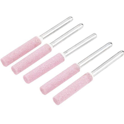 10 Chainsaw Sharpener Burr Grinding Stone File Chain Part Sharpening 4/4.8/5.5mm - Aimall