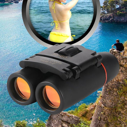 New Day Night Vision Binoculars 30 x 60Outdoor Travel Folding Telescope Stock - Aimall