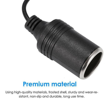240V Mains Plug to 12V Socket Adapter Car Cigarette Lighter Power Converter PC - Aimall