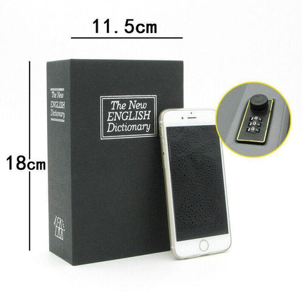 Dictionary Book Secret Hidden Security Safe Lock Cash Money Jewellery Locker AU - Aimall