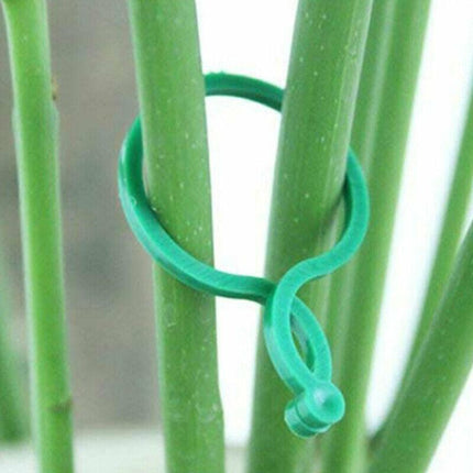 100pcs Garden Plant Clip Reusable Fruits Tomato Vine Grow Support Holder Straps - Aimall