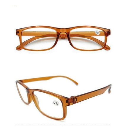 6 Pairs Mens Ladies Wayfarer Frame Magnifying Reading Glasses Nerd Spectacl AU - Aimall