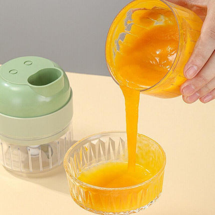 4 in 1 Mini Handheld Electric Vegetable Cutter Wireless Food Chopper Grinder AU - Aimall