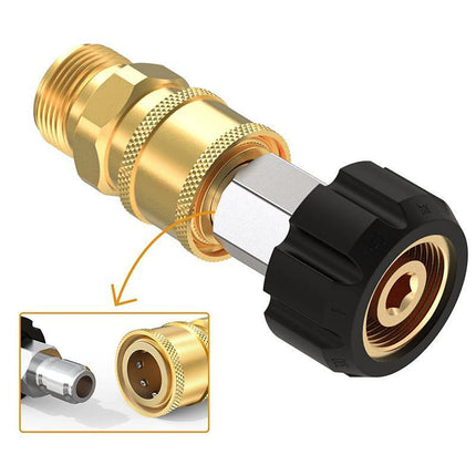 Brand New Pressure Washer Adapter 1/4" Quick Connect Kit M22-14 Adapter Au Stock - Aimall