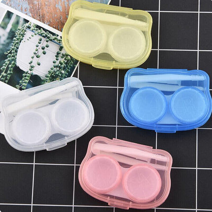 Contact Eye Lens Storage Case Tweezer & Soft Tip sucker Applicator KIT AU Stock - Aimall