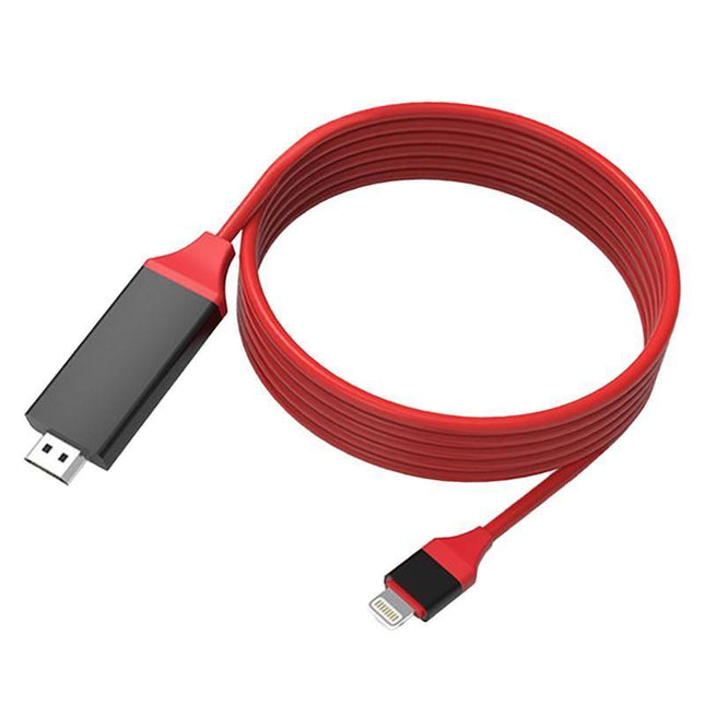 For iPhone to HDMI Digital TV Adapter Cable For iPhone 13 12 11 Pro XS iPad DF - Aimall