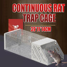 1X Continuous Rat Trap Cage Animal Bait Safe Catch Pest Rodent Mouse Control Box - Aimall