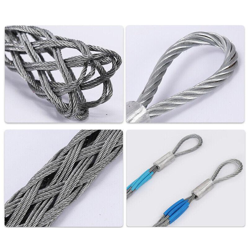 Cable Pulling Socket Double Weave High Quality Stainless Steel Cable Pulling Socks Telstra ...