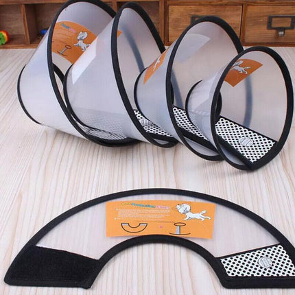 Pet Dog Cat Cone Protective Collar Wound Healing Medical Elizabethan E-collar AU - Aimall