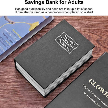 Dictionary Book Secret Hidden Security Safe Lock Cash Money Jewellery Locker AU - Aimall