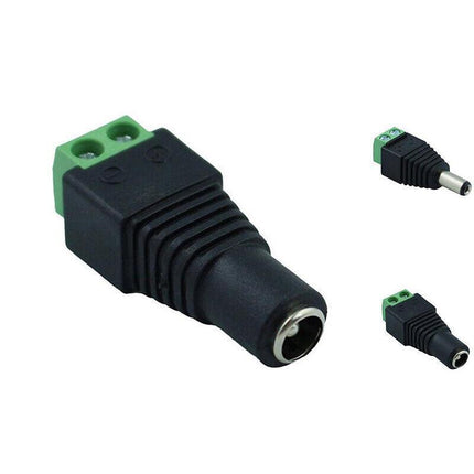 12V DC Power CCTV Camera Male Female Connector Adapter Plug Jack Socket Cable AU - Aimall