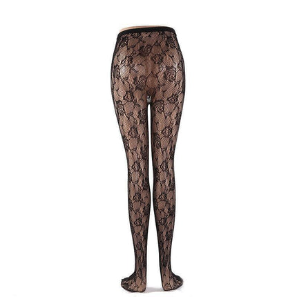 Sexy Pantyhose Stockings Fishnet Floral Lace Pattern Fashion Tights Black Au Aimall