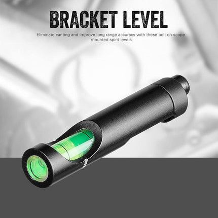 Metal Spirit Bubble Level For Picatinny Weaver Rail Rifle Sight Mount Scope 20mm - Aimall