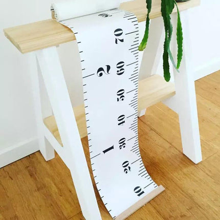 Kids Height Growth Ruler Chart Children Wall Hanging Personalised Measure Wooden - Aimall