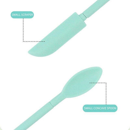 Mini Silicone Telescopic Spatula Multipurpose Double-Headed Cream Cake Scraper - Aimall