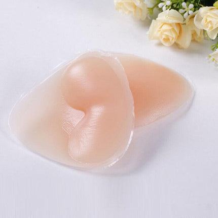 Triangle Push-up Silicone Bra Inserts Breasts Pad Bikini Bra Cleavage Enhancers - Aimall