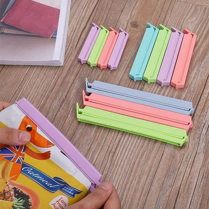 Plastic Sealing Bag Clip Sealer Clamp Kitchen Storage Food Snack Chips Seal Tool - Aimall