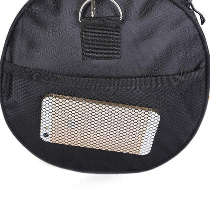 Gym Duffle Bag Waterproof Taekwondo Travel Duffel Bag Outdoor Large Size Black - Aimall
