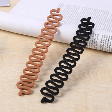 Fish Bone Hair Braiding French Braid Tool Roller Magic Twist Styling Bun Maker - Aimall