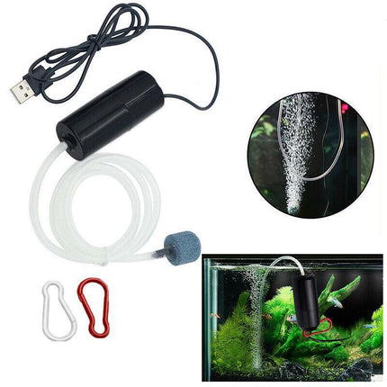 USB Aquarium Oxygen Pump Mini Fish Tank Air Pump Compressor Aerator Accessories - Aimall
