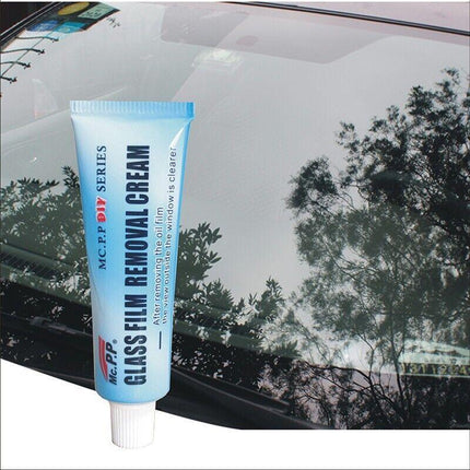 2x Car Glass Oil Film Cleaner Removal Cream Paste Windshield Water Spot Remover. - Aimall