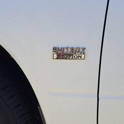 Shitbox Edition Badge Sticker ute 4x4 window bumper funny car decal - AU Stock - Aimall
