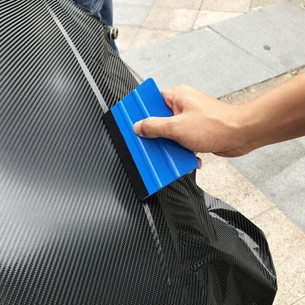 4PCS Car Wrapping Vinyl Squeegee Scraper Tool Wrap Soft Felt Edge Sticker Tools - Aimall