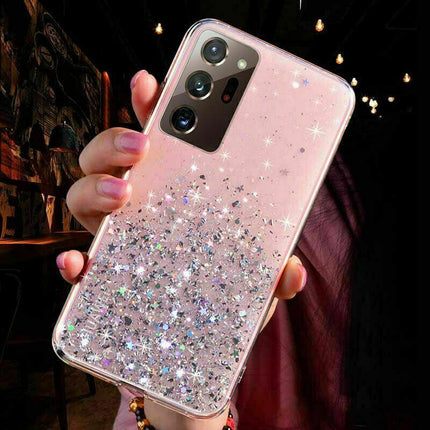 For Samsung Galaxy S20 FE S21 Ultra S20 Shockproof Bling Glitter Soft Case Cover - Aimall