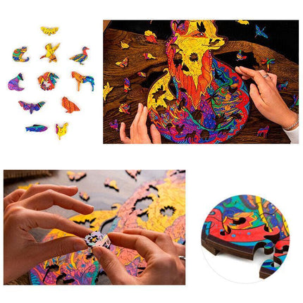 A3 Wooden Jigsaw Puzzles Animal Shape Adult Kid Toy Gift Housewarming  Au Stock Aimall